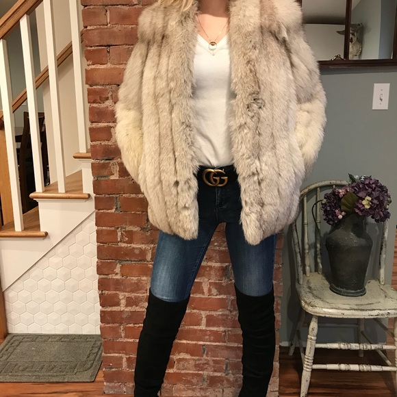 Vintage silver fox coat small - Picture 5 of 8